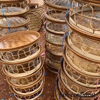 ถาดอาหารขันโตก มาใหม่ ขนาดใหญ่ 1 มีหลายไซส์ 10,12,16,19,21 นิ้ว