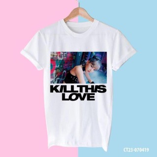 เสื้อยืด พิมพ์ลาย MV KILL THIS LOVE Jisoo Jennie Rose and Lisa 2 สําหรับผู้ชาย