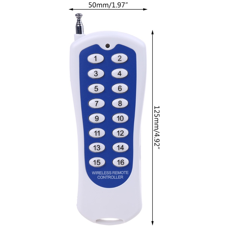 ann-dc12v-16ch-rf-รีโมตคอนโทรลไร้สาย-16-คีย์-เครื่องส่งสัญญาณไร้สาย-สําหรับสัญญาณเตือน