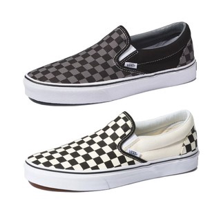 ลดอีก 10% ใส่ MA10MAY  Vans รองเท้าผ้าใบ Classic Slip-On Checkerboard (2สี)