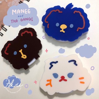 Akri.acrylic MANEE &amp; THE GANG! GRIPTOK ที่ติดโทรศัพท์ griptok ตัวติดมือถือ | พร้อมส่ง✨✨