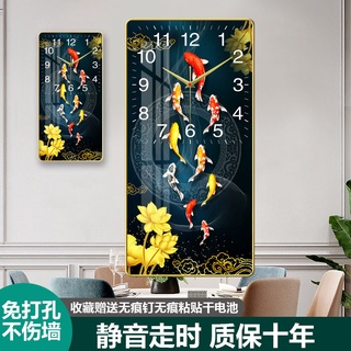 ผนังบ้าน Zhaocai เงียบตกแต่งบ้านแขวนนาฬิกาแขวนศิลปะ2021นาฬิกาแขวนภาพห้องนั่งเล่นนาฬิการะดับไฮเอนด์