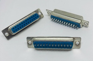 ภาพขนาดย่อของภาพหน้าปกสินค้าชุดหัวประกอบ DB-9 DB9 ,DB15 ,DB25 Male Female Connector with socket D-Sub 9 pin PCB Connectorเปลือกโลหะ เปลือกเหล็ก VGA จากร้าน promarketingelectronics บน Shopee ภาพที่ 2