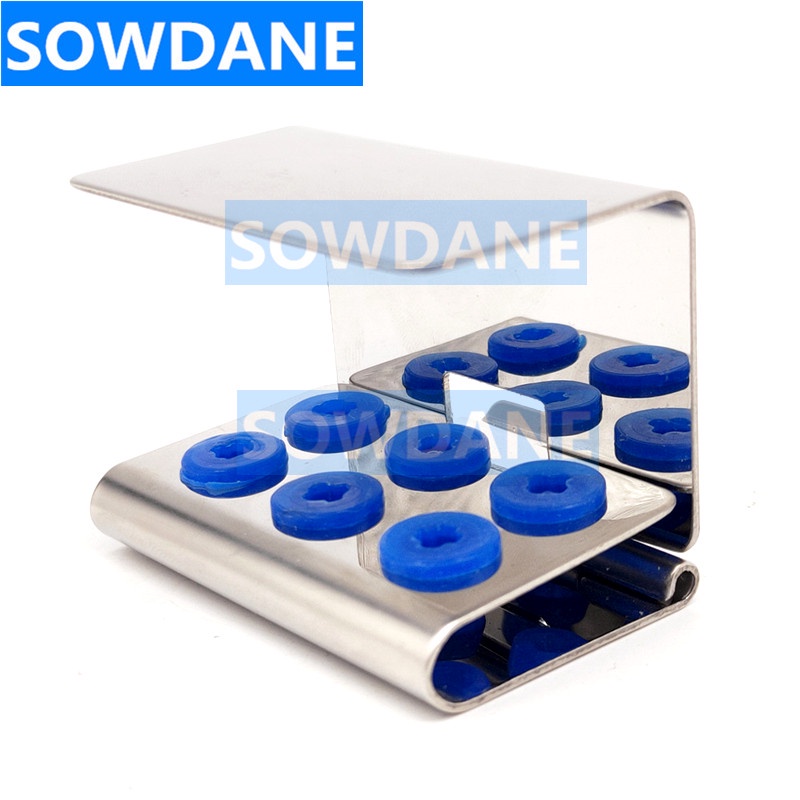 dental-sterilization-block-holder-6-holes-for-ultrasonic-sonic-scaler-tip-tips-working-tips-disinfection-placer-autoclav