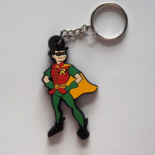 พวงกุญแจยาง Robin โรบิน Batman แบทแมน DC ดีซี