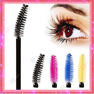 EGB  เเปรงเเต่งคิ้ว เเปรงปัดมาสคาร่า ปรับหัวโคร้งงอ ใช้เเล้วทิ้ง 50 อัน Disposable Eyelash Brush Mu