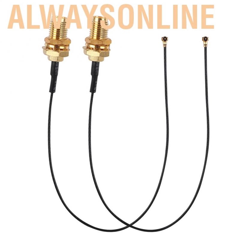 alwaysonline-โมดูลการ์ดเครือข่ายไร้สาย-rf0-81-ipex-4-เป็นเกลียวภายนอก-สําหรับ-m-2-wifi-2-ชิ้น