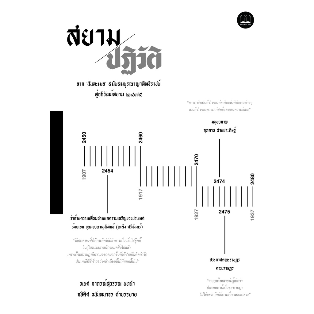 ศูนย์หนังสือจุฬาฯ-สยามปฏิวัติ-จาก-ฝันละเมอ-สมัยสมบูรณาญาสิทธิราชย์-สู่อภิวัฒน์สยาม-2475-9786168221921