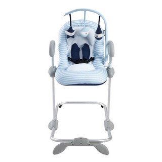 BEABA เก้าอี้โยกพร้อมของเล่นสำหรับเด็ก Up &amp; Down Bouncer III with Play Arch- BLUE SAILOR