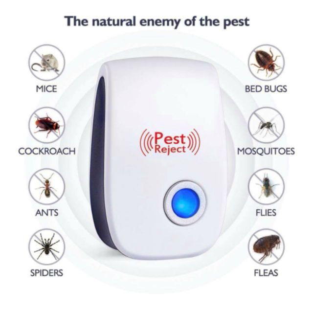 ซื้อ1แถม1-เครื่องไล่หนู-แมลงสาป-ยุงและแมลงวัน-electronic-ultrasonic-light-pest-repeller