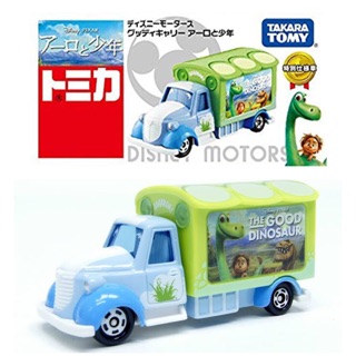 แท้ 100% จากญี่ปุ่น โมเดล ดิสนีย์ Takara Tomy Disney Car Tomica Motors The Good Dinosaur Goody Carry Arlo and Boy