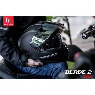 สินค้า หมวกกันน็อค MT BLADE 2 SV SOLID - MATT BLACK (ด้าน)