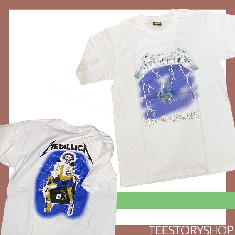 hot-sale-เสื้อวงดนตรี-metallica-เสื้อผ้าแฟชั่นผู้ชาย-ผู้หญิง-ใส่ได้หมดเท่ๆ-ราคาถูก-พร้อมส่ง