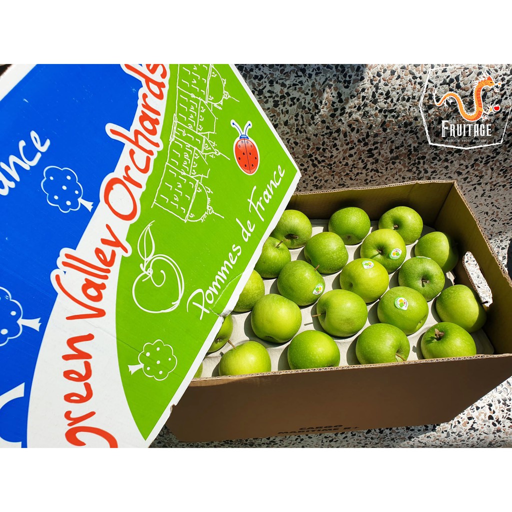 ภาพสินค้าแอปเปิ้ลเขียว (6ลูก) ( FRANCE / USA / NZL ) ~ลดพิเศษ~ Green Apple กรอบ อร่อย  ผลไม้ต่างประเทศ ผลไม้นำเข้า แอปเปิ้ลสด จากร้าน fruitage บน Shopee ภาพที่ 5