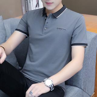 ภาพหน้าปกสินค้าเสื้อโปโลสีพื้น เสื้อโปโล สำหรับผู้ชาย Men Polo Shirt ซึ่งคุณอาจชอบสินค้านี้