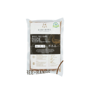 กรอกโค้ด BARM5Y565 ลดทันที 65.- บาร์ฟสุนัข - BARF สูตรเป็ดผสมเครื่องใน l 500g - (Nutrient mix) FREE-RANGE DUCK