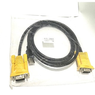 สินค้า สาย VGA KVM USB ยี่ห้อMT-Viki หัว ผู้-ผู้ อย่างดี ใช้กับ D LINK ได้ยาว1.5เมตร (แท้)
