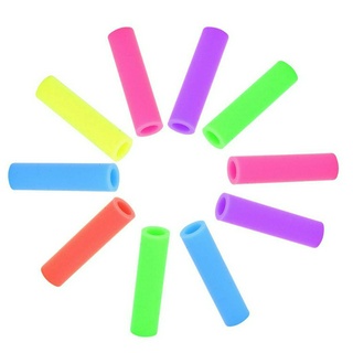 10pcs Assorted Colors Reusable Silicone Straws Tips Covers for 0.24inch 6mm Stainless Steel Drinking Straw