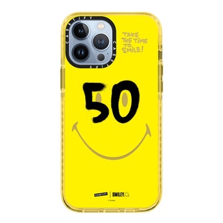 Casetify 50th Smiley Case 13 Pro Max Impact Case Color: Yellow [13PM สินค้าพร้อมส่ง]