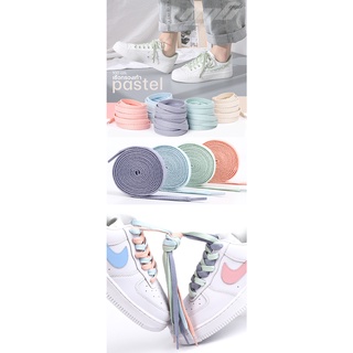 ภาพขนาดย่อของภาพหน้าปกสินค้าYGB เชือกผูกรองเท้า 1คู่ เชือกรองเท้าสีพาสเทล pastel (100 cm.) เชือกรองเท้าผ้าใบแฟชั่น จากร้าน cooltrendy บน Shopee ภาพที่ 4