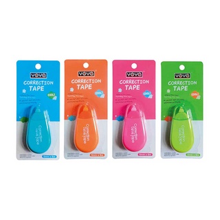 โยย่า เทปลบคำผิด แพ็ค 4 ชิ้น คละสี101339Yoya Correction Tape 5Mmx6M 4 Pcs/Pack