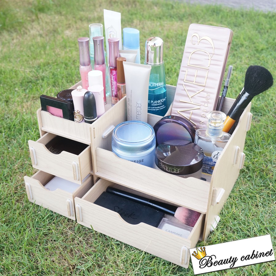 ส่งฟรี-กล่องเครื่องสำอาง-beauty-cabinet-set-3-รุ่น-beauty-105-สีครีม