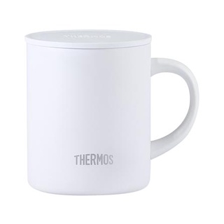 Dee-Double ถ้วยน้ำสุญญากาศพร้อมฝา THERMOS JDG-350C 350 มล. สีขาว กระติกน้ำสุญญากาศ