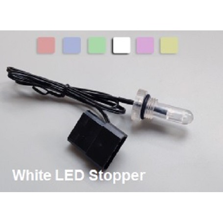 Stopper LED White, จุกปิดรูแทงค์ ขนาด 1/4 ไฟled *สีขาว ชุดน้ำระบบเปิด ...