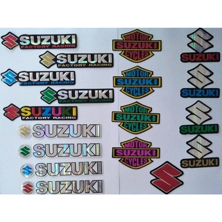 #ฟอยสติ๊กเกอร์แต่งรถ #สติ๊กเกอร์รถซิ่ง #สติ๊กเกอร์รถมอเตอร์ไซค์ #สติ๊กเกอร์หมวกกันน็อค SUZUKI ( สะท้อนแสงทุกแบบ )