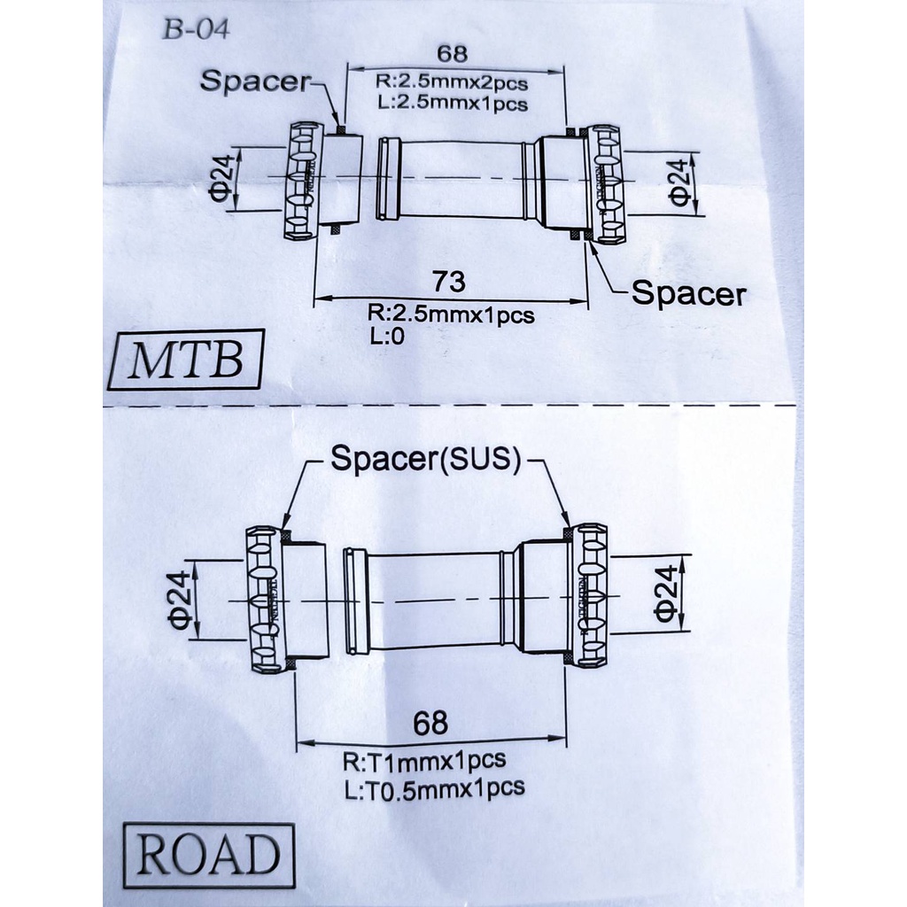 กะโหลก-cema-ceramic-bearing-bottom-bracket-src-bt-br01pr