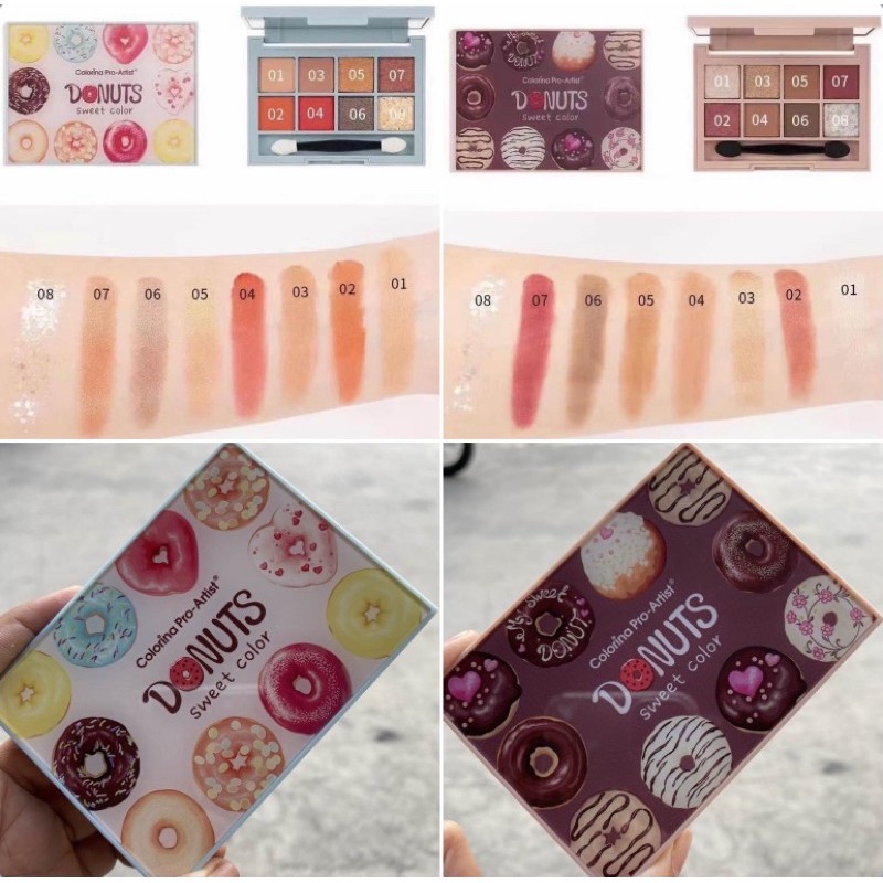 อายแชโดว์-donuts-sweet-color-palette