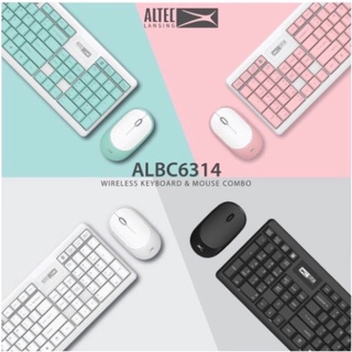 ภาพหน้าปกสินค้าชุดคีย์บอร์ด+เมาส์ไร้สาย AlTEC Lansing 6314 Wireless keyboard and mouse combo Wirless mouse (ประกัน 2 ปี) ที่เกี่ยวข้อง