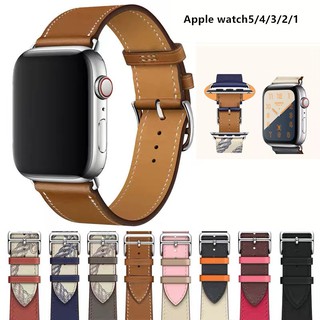 ภาพหน้าปกสินค้าพร้อมส่งจากไทย!สายสำหรับ Apple watch ทุกSeries SE 6/5/4/3/2/1 สายหนัง Leather Band ที่เกี่ยวข้อง