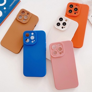 Klein Blue Soft Silicone Phone Case (Protect Camera) For iPhone 11 12 13 Pro Max 13 Mini