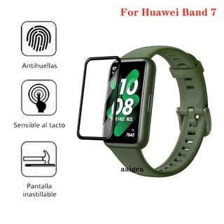 ฟิล์มกันรอยหน้าจอ 3D PMMA สําหรับ Huawei Band 7 2 5 ชิ้น