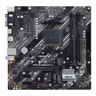 ASUS PRIME B550M-K AMD B550 (Ryzen AM4) micro ATX motherboard with dual M.2, PCIe 4.0, 1 Gb Ethernet, HDMI/D-Sub/DVI