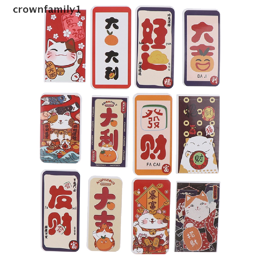 crownfamily1-สติกเกอร์-ลายกราฟฟิตี้แมวนําโชค-สําหรับตกแต่งกระเป๋าเดินทาง-แล็ปท็อป-จักรยาน-รถยนต์-50-ชิ้น