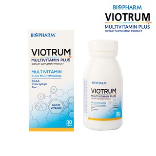 VIOTRUM MULTIVITAMIN PLUS ไบโอฟาร์ม ไวโอทรัม มัลติวิตามินพลัส 30 เม็ด 