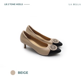 ภาพหน้าปกสินค้าLA BELLA รุ่น LB 2 TONE HEELS - BEIGE ที่เกี่ยวข้อง