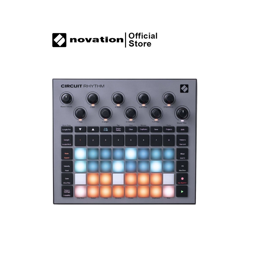 Novation circuit rhythm MIDI Controller มิดี้คอนโทรลเลอร์ | Shopee Thailand