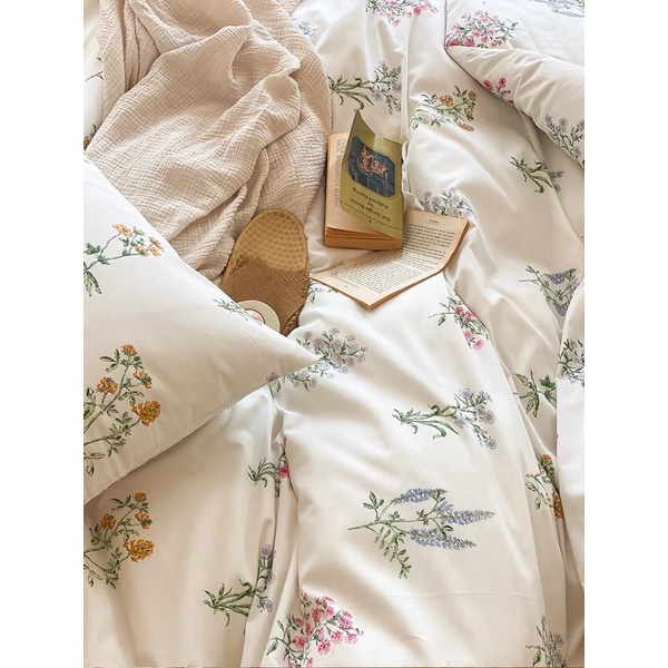 ผ้าปูที่นอน-ลาย-ดอกไม้วินเทจ