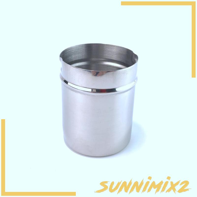 ราคาและรีวิวStainless Steel Dosing Cup Durable Sniffing Mug Powder Press Rust Resistant