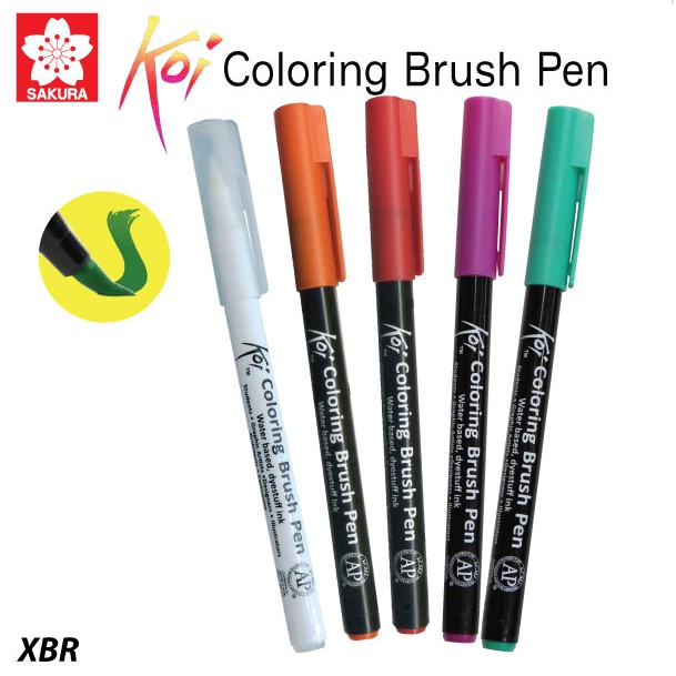 ภาพหน้าปกสินค้าSakura ชุดปากกาหัวพู่กัน Koi Brush Pen หัวพู่กัน โคอิ ปากกาหัวบลัช ปากกาพู่กัน ปากกาสีน้ำ จากร้าน officelife บน Shopee