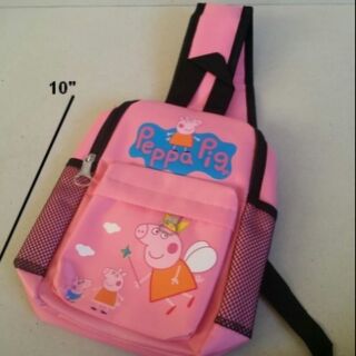 เป้สะพายเฉียง กระเป๋าคาดอก Shoulder bag ลาย เป๊ปป้าพิก Peppa Pig ขนาด 6x10x3 นิ้ว