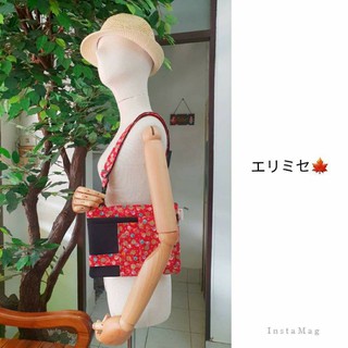 Handmade!!  กระเป๋าสะพาย กระเป๋าทรงญี่ปุ่น 3 Way bag