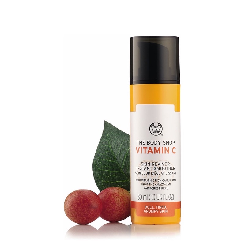 The body shop VITAMIN C SKIN REVIVER INSTANT SMOOTHER | Shopee Thailand