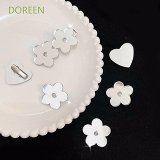 Doreen กิ๊บติดผมลายดอกไม้ปากเป็ดสไตล์เกาหลีสําหรับผู้หญิง