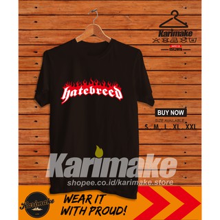 เสื้อยืด พิมพ์ลายวงดนตรี Hatebreed Karimake