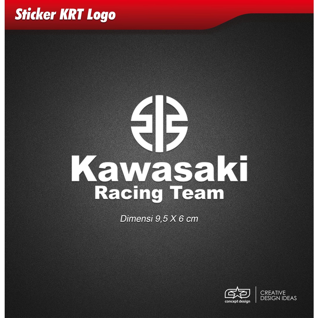 สติกเกอร์โลโก้ทีมแข่งรถ-kawasaki