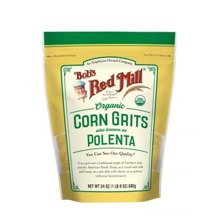 Organic Corn Grits Polenta Bobs Red Mill Corn Grits Polenta 680g ข้าวโพดบด 100%